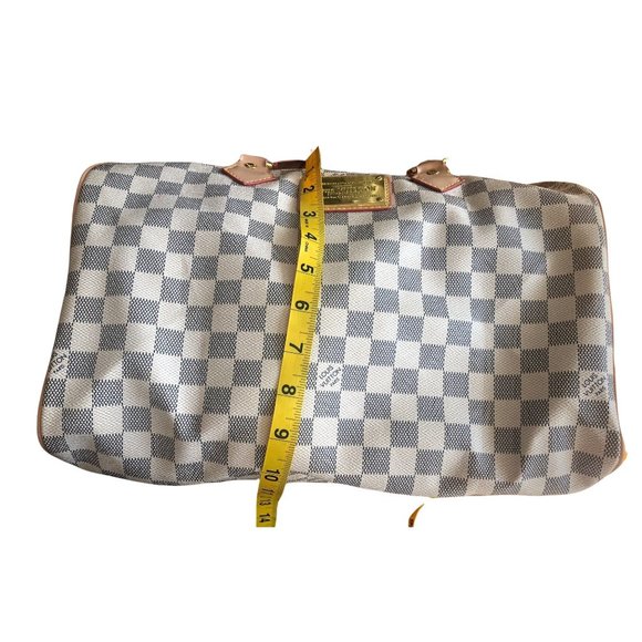 WHITE GRID "SPEEDY"HANDBAG - LV Dup - Picture 11 of 11